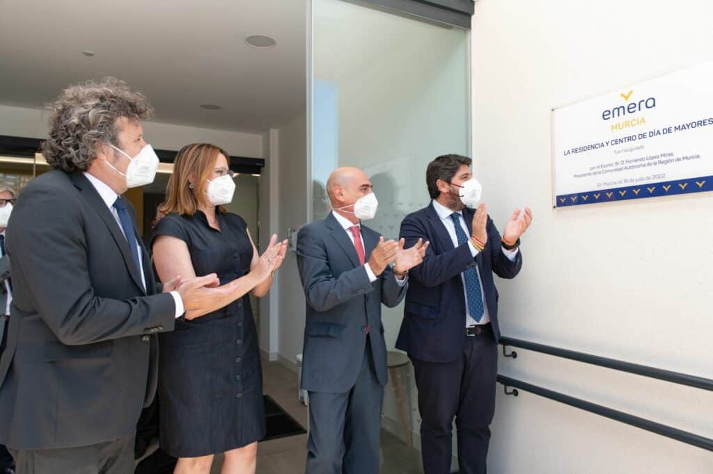 Acto de inauguración de la Residencia y Centro de día de mayores Emera Murcia